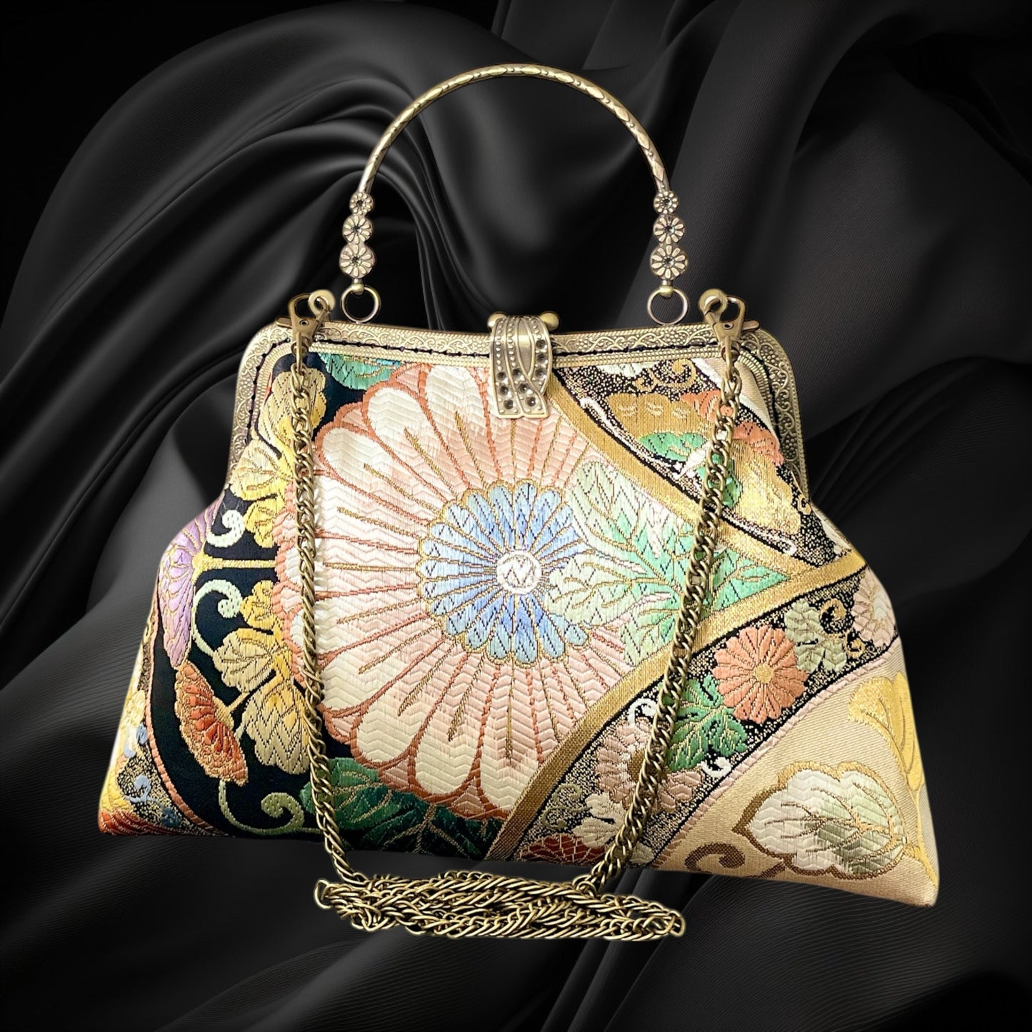 Kimono remake bag [No.1419]