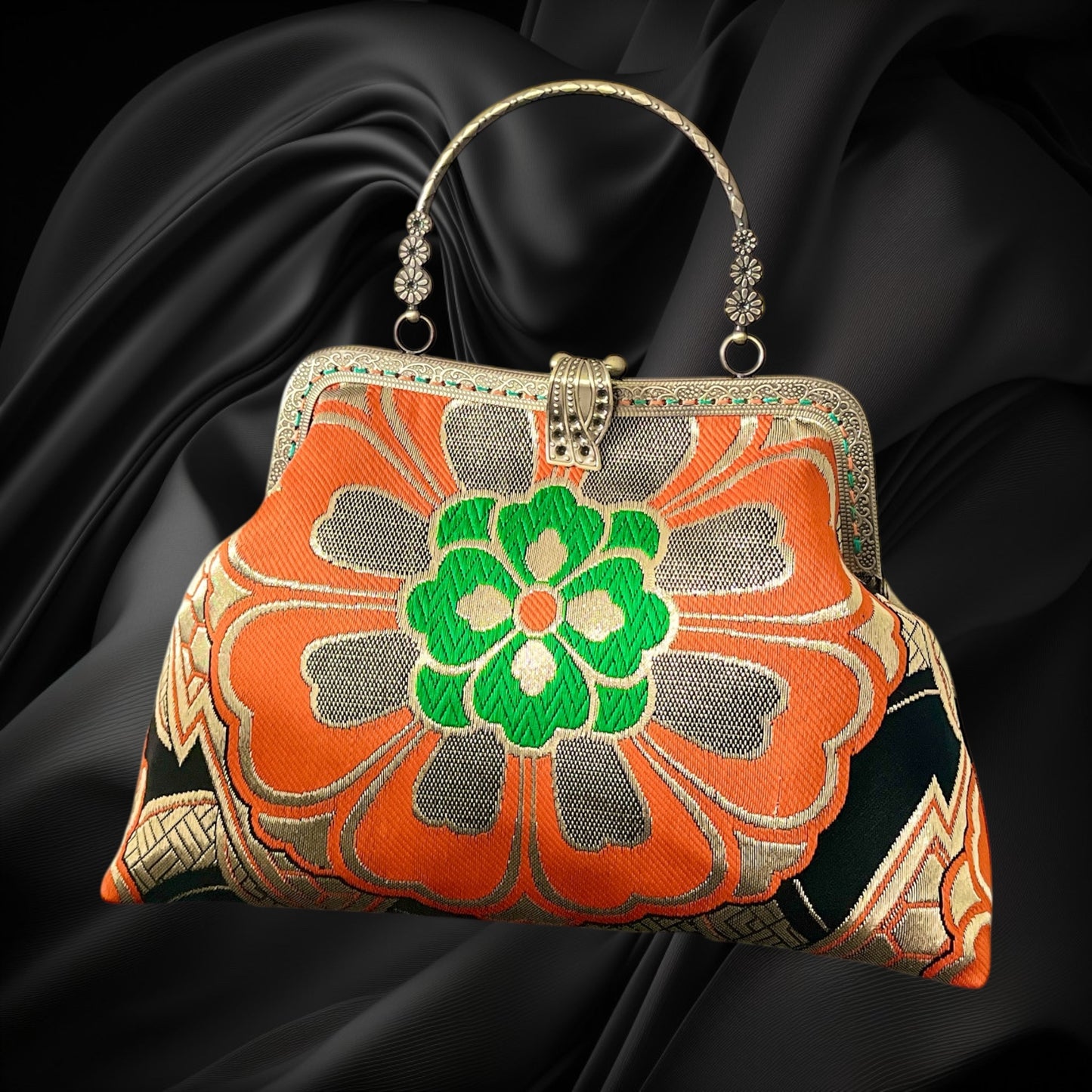 Kimono remake bag [No.1418]
