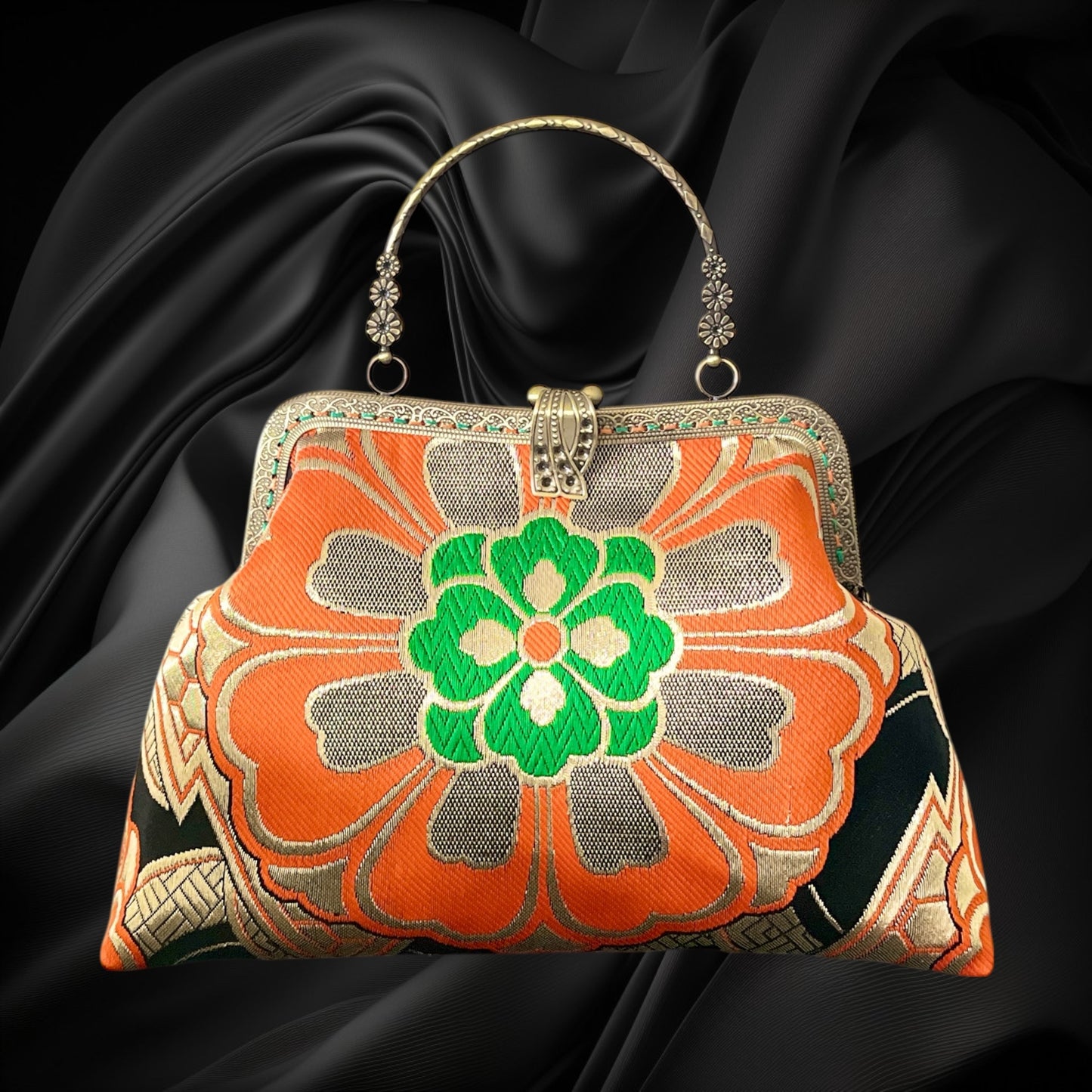 Kimono remake bag [No.1418]