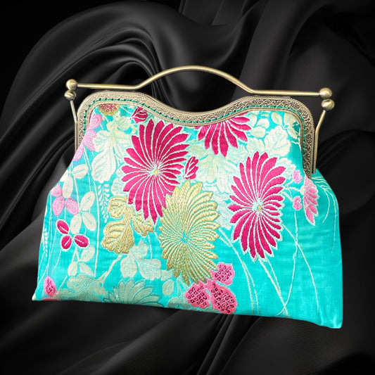 Kimono remake bag [No.1437]