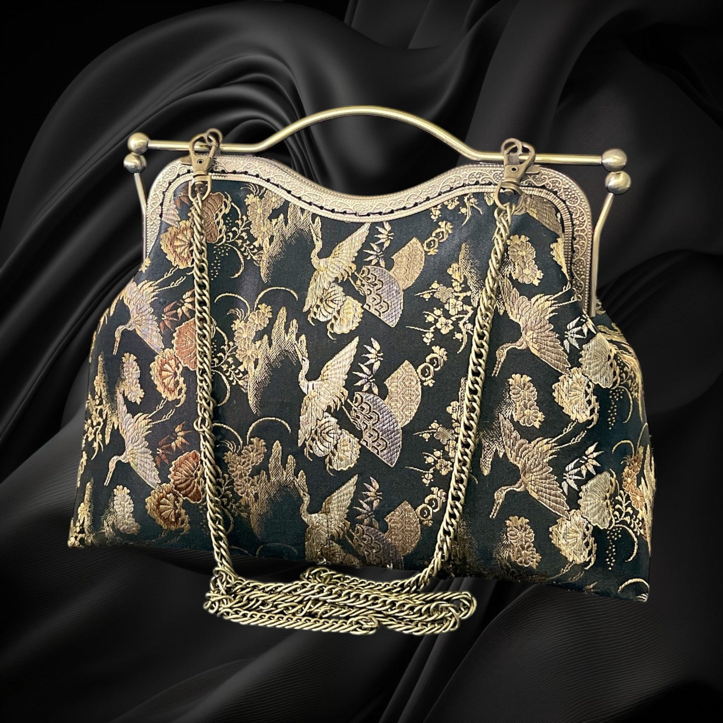 Kimono remake bag [No.1436]