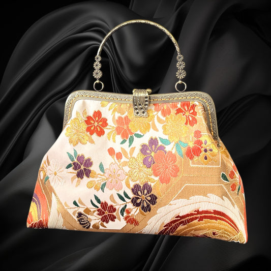 Kimono remake bag [No.1427]