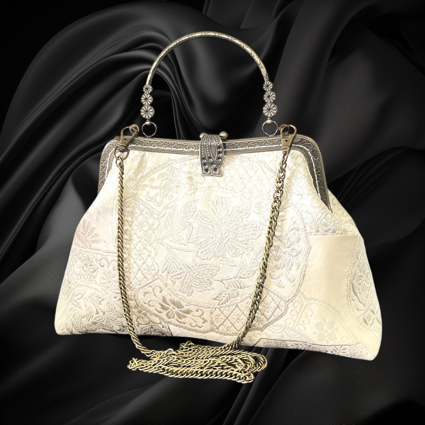 Kimono remake bag [No.1426]