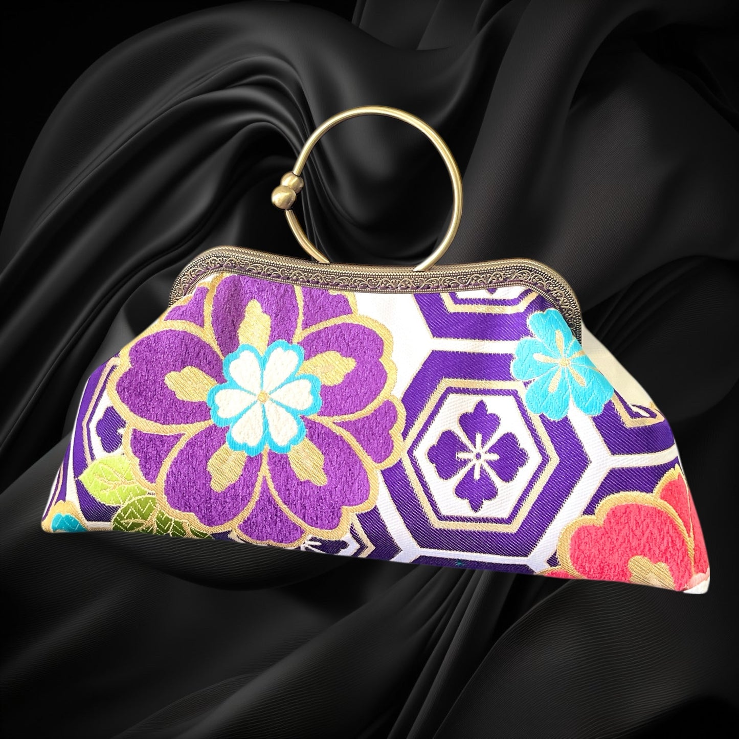 Kimono remake bag [No.1438]