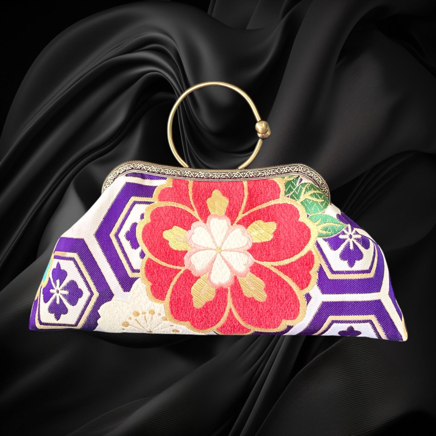 Kimono remake bag [No.1438]