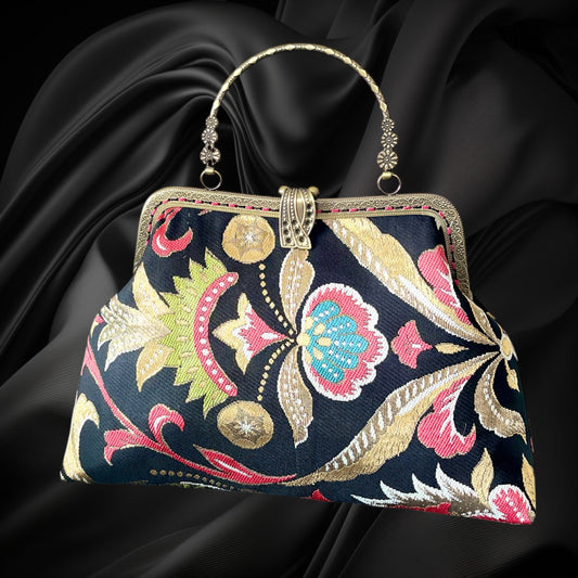 Kimono remake bag [No.1457]