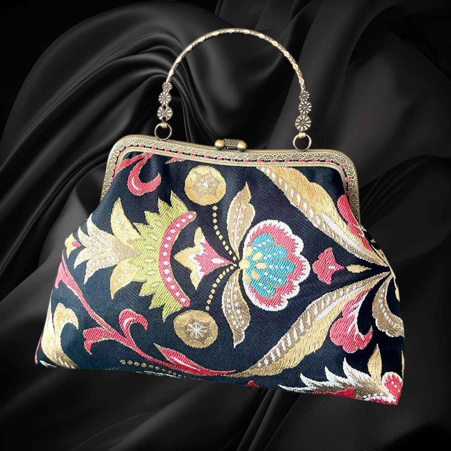 Kimono remake bag [No.1457]