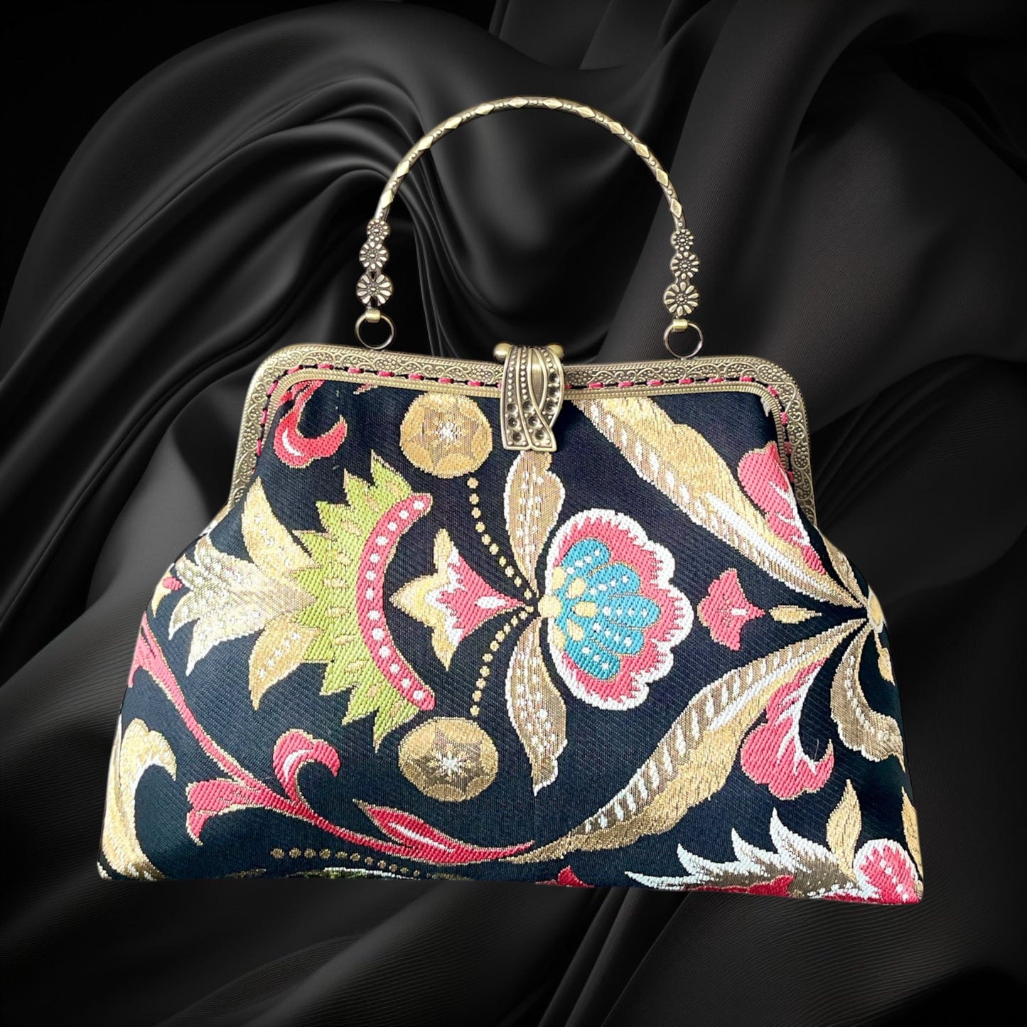 Kimono remake bag [No.1457]