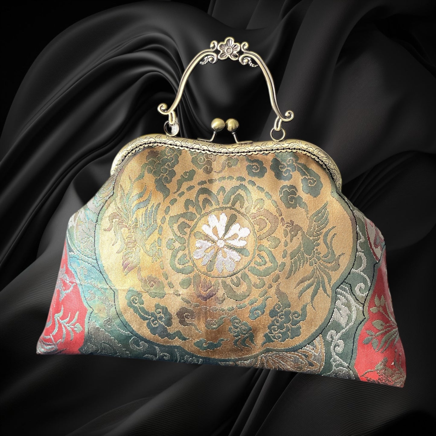 Kimono remake bag [No.1449]