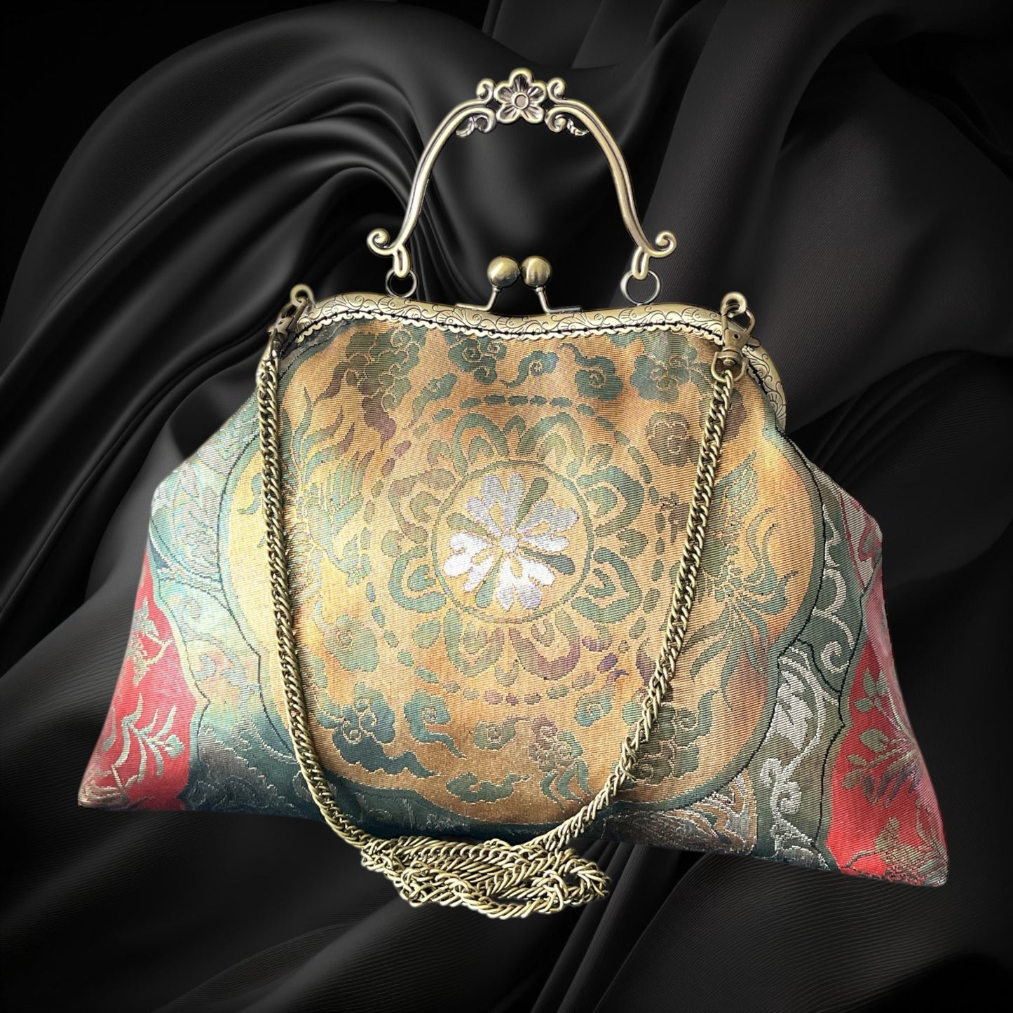 Kimono remake bag [No.1449]