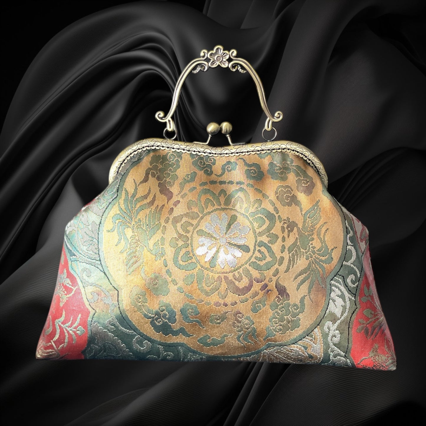Kimono remake bag [No.1449]
