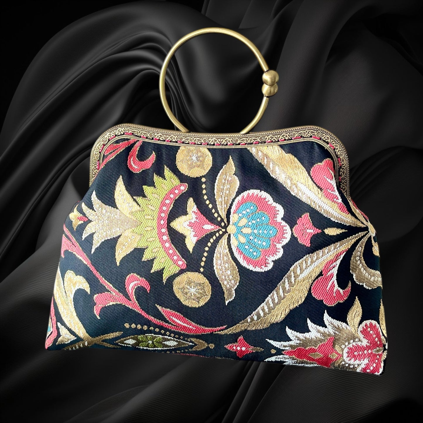 Kimono remake bag [No.1447]