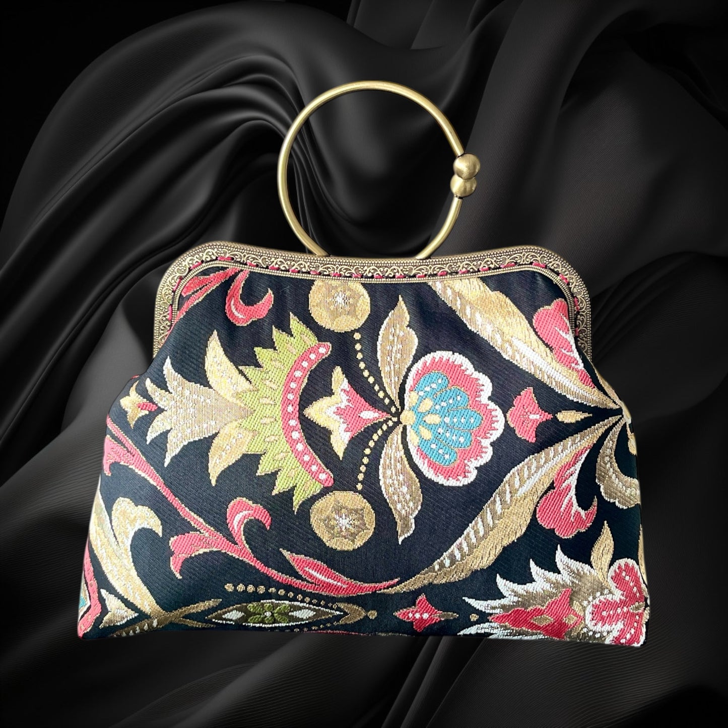 Kimono remake bag [No.1447]