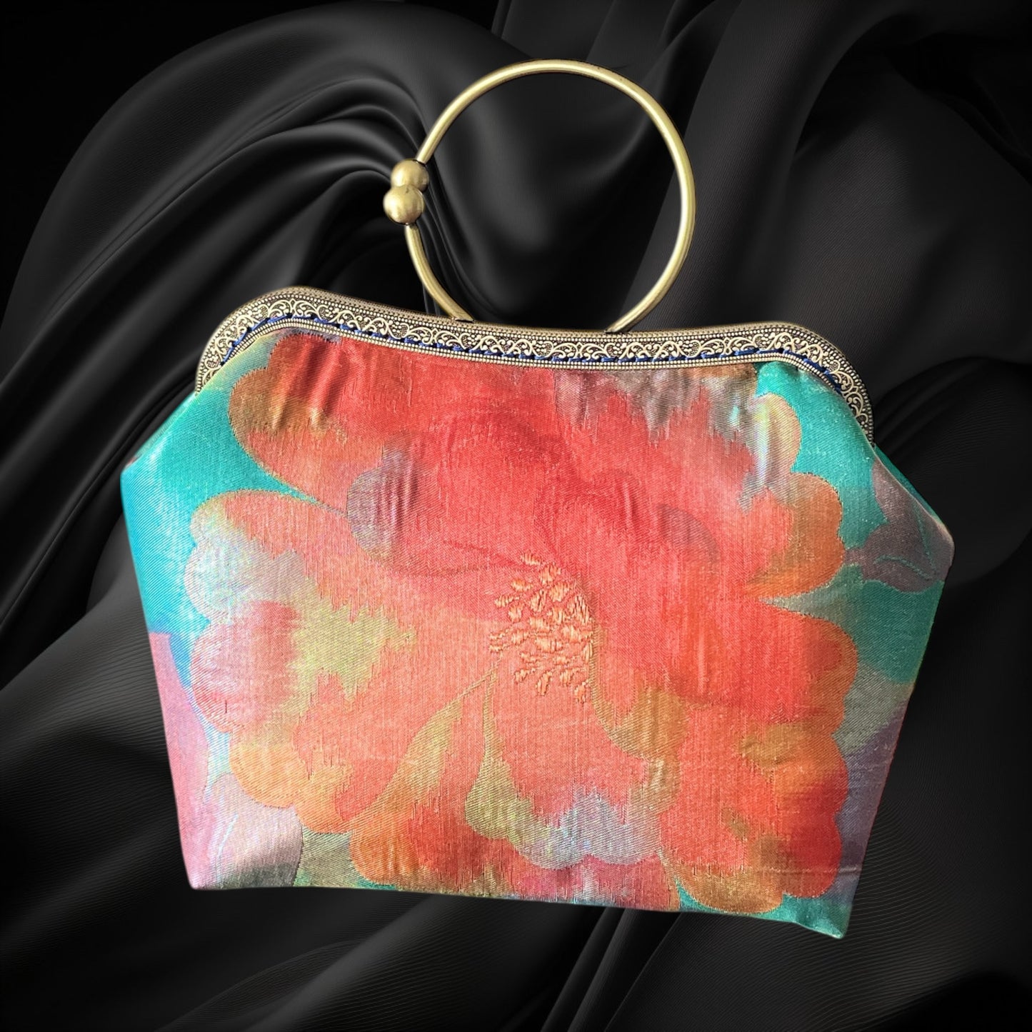 Kimono remake bag [No.1452]