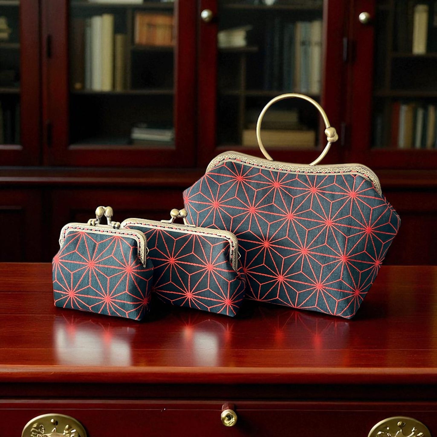 Kimono remake bag [No.1451]