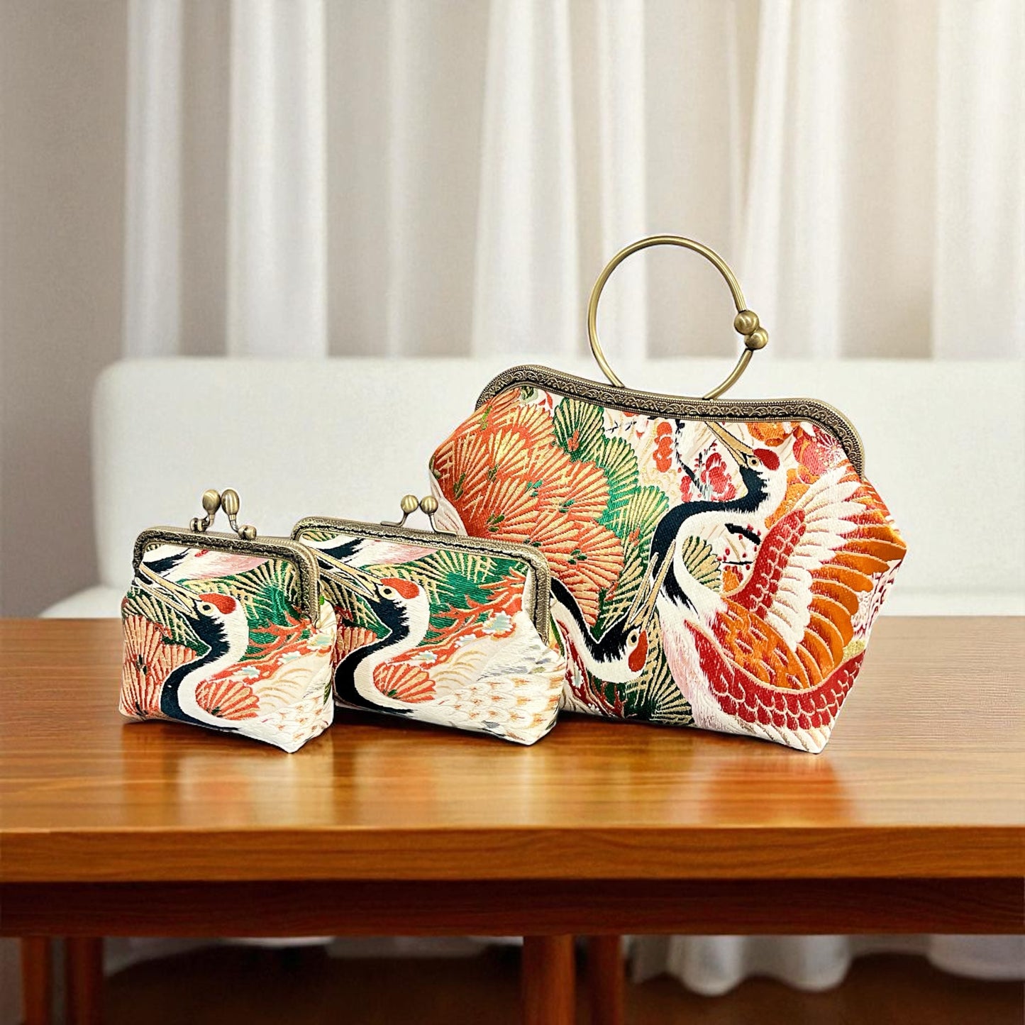 Kimono remake bag [No.1472]