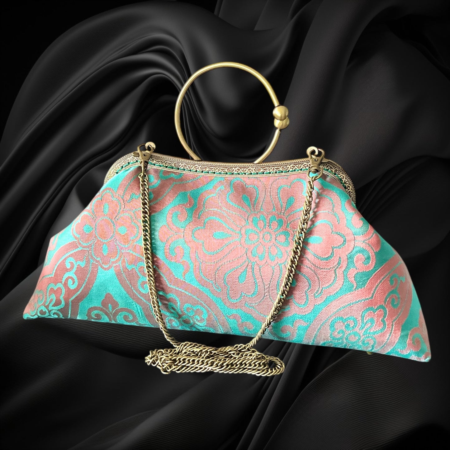 Kimono remake bag [No.1505]