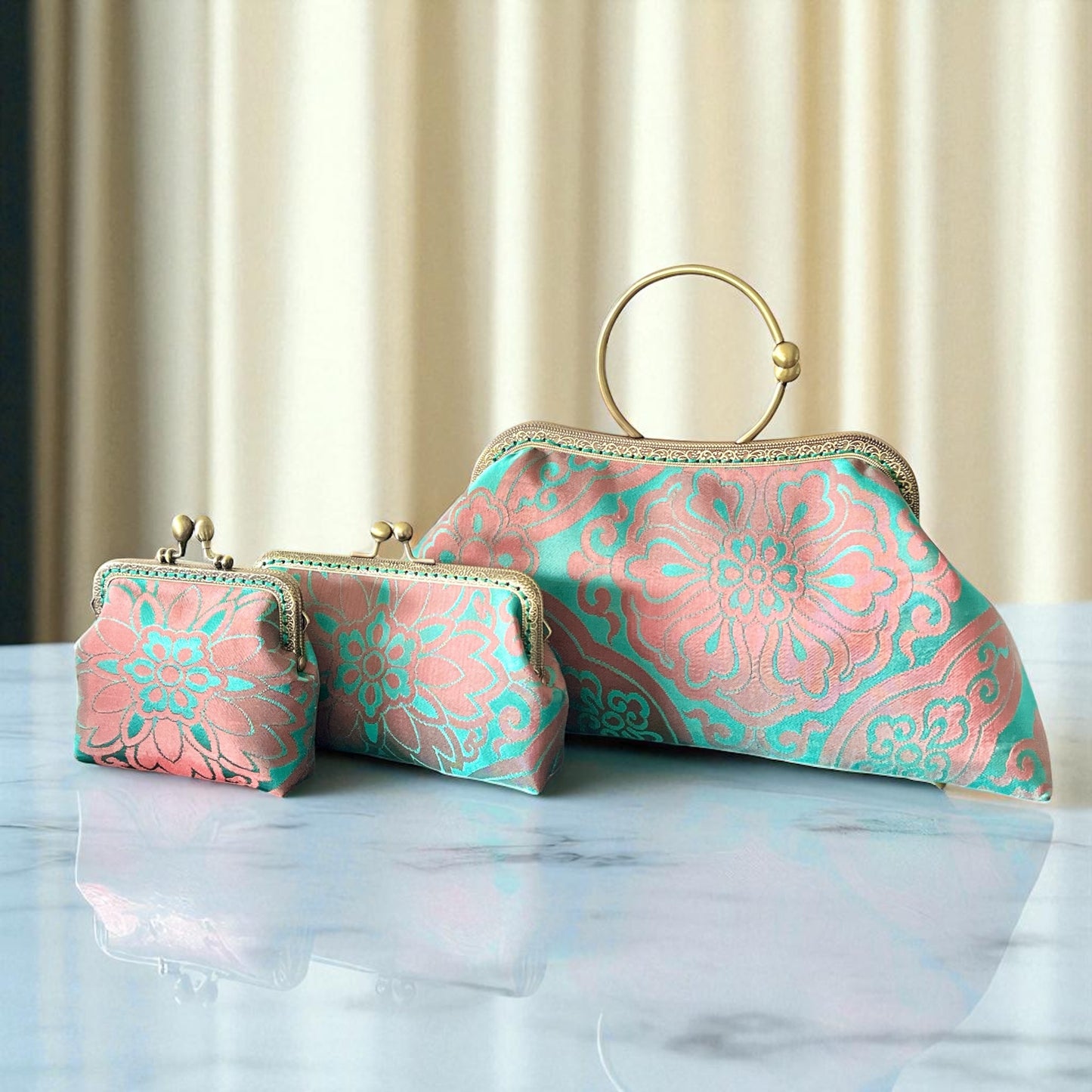 Kimono remake bag [No.1505]