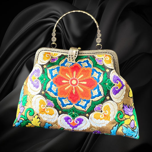 着物リメイクバッグ [No.1555]