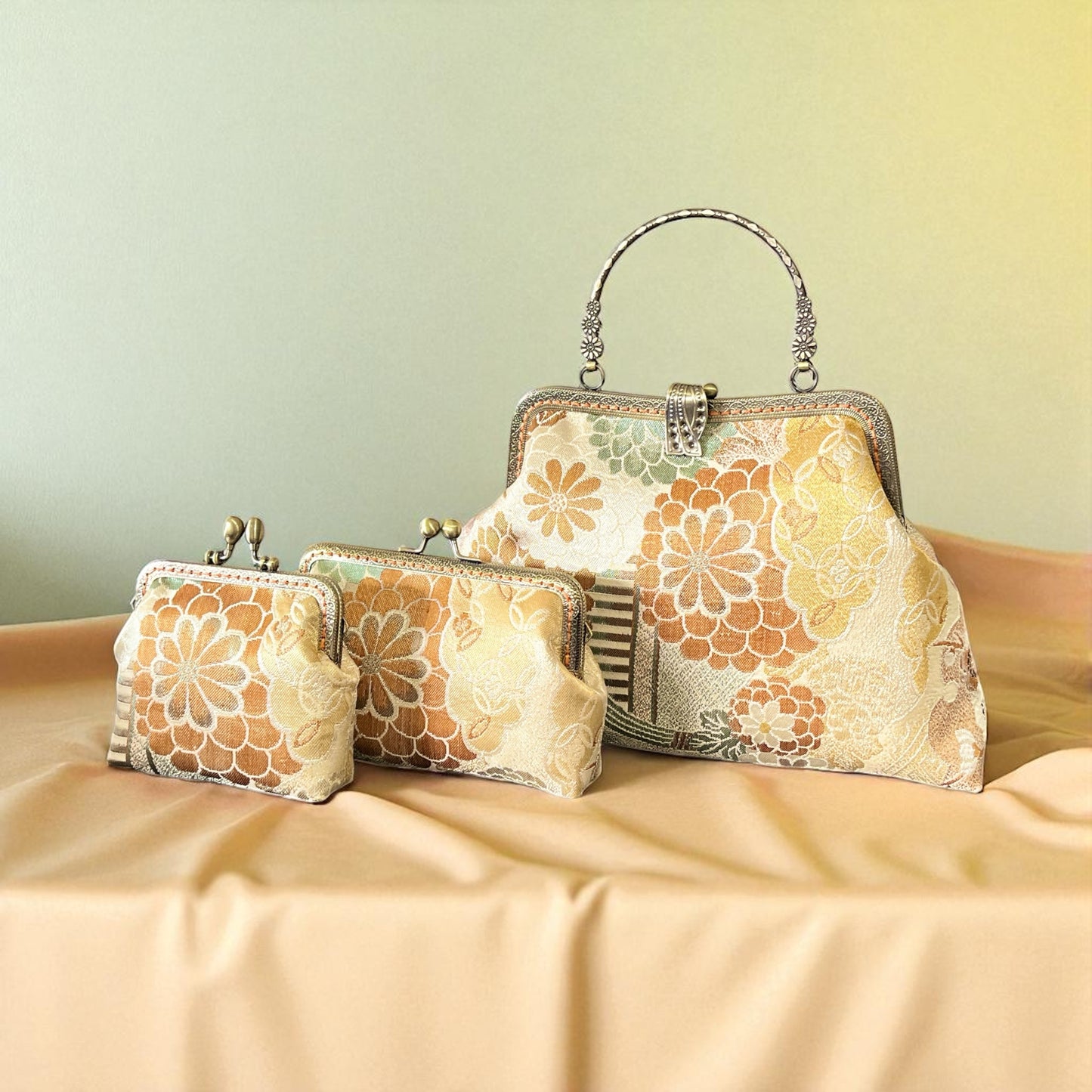 着物リメイクバッグ [No.1554]