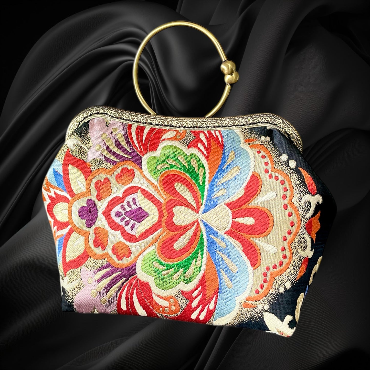 着物リメイクバッグ [No.1569]