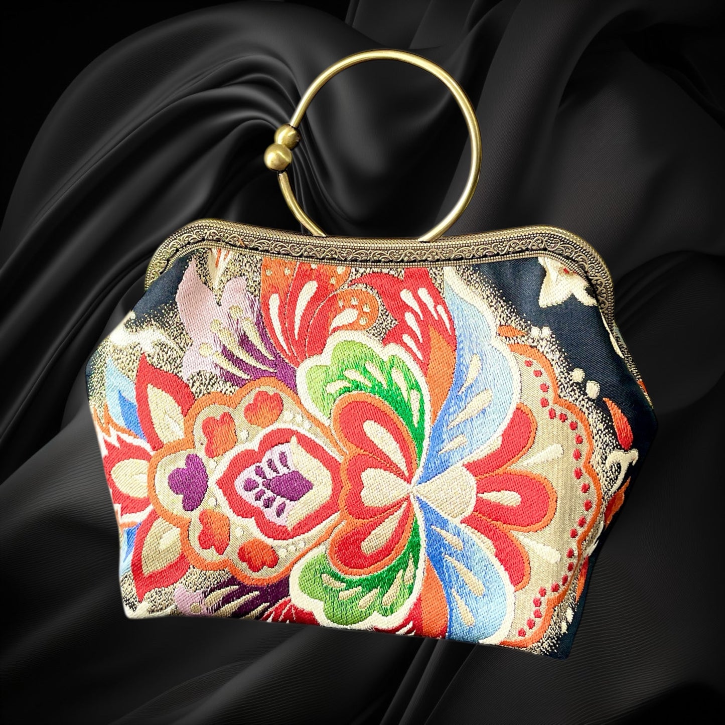 着物リメイクバッグ [No.1569]