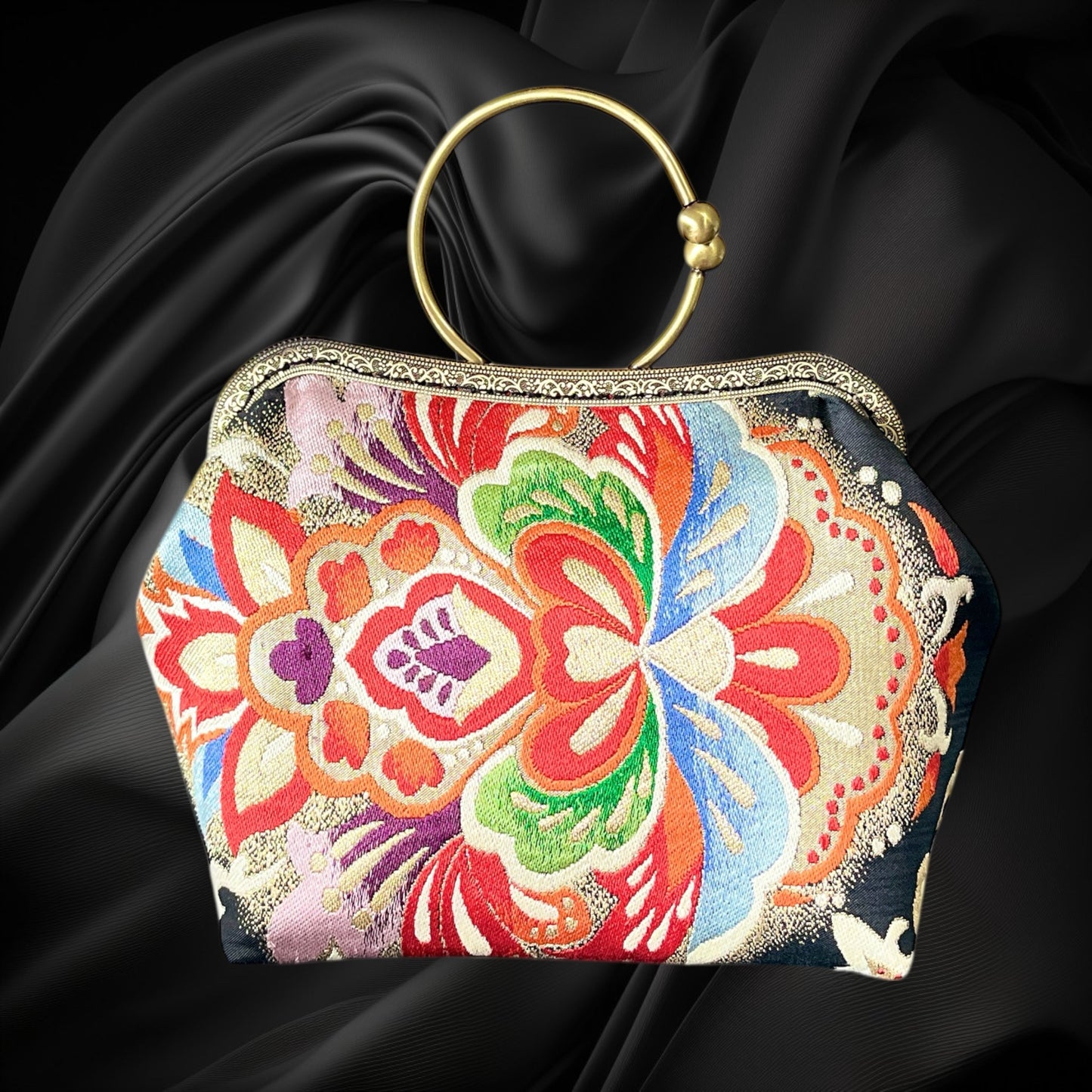 着物リメイクバッグ [No.1569]