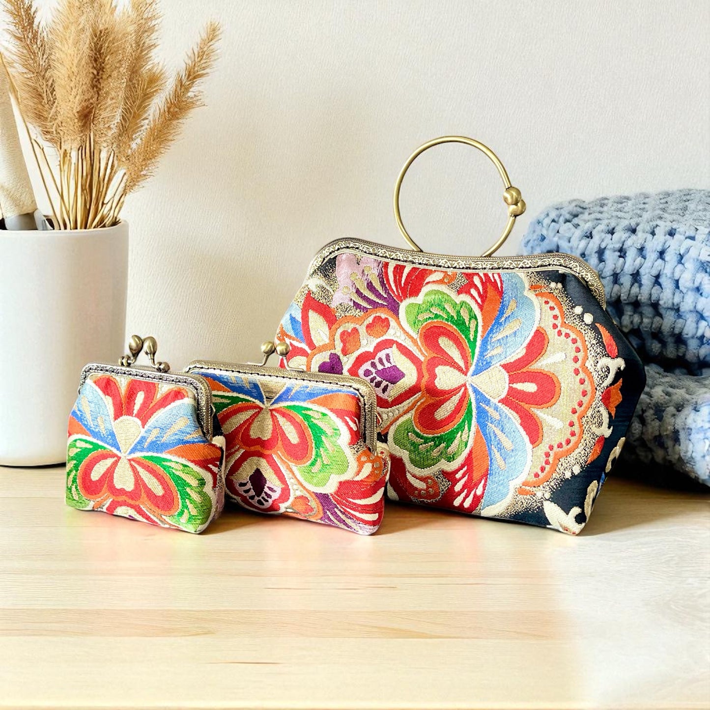 着物リメイクバッグ [No.1569]