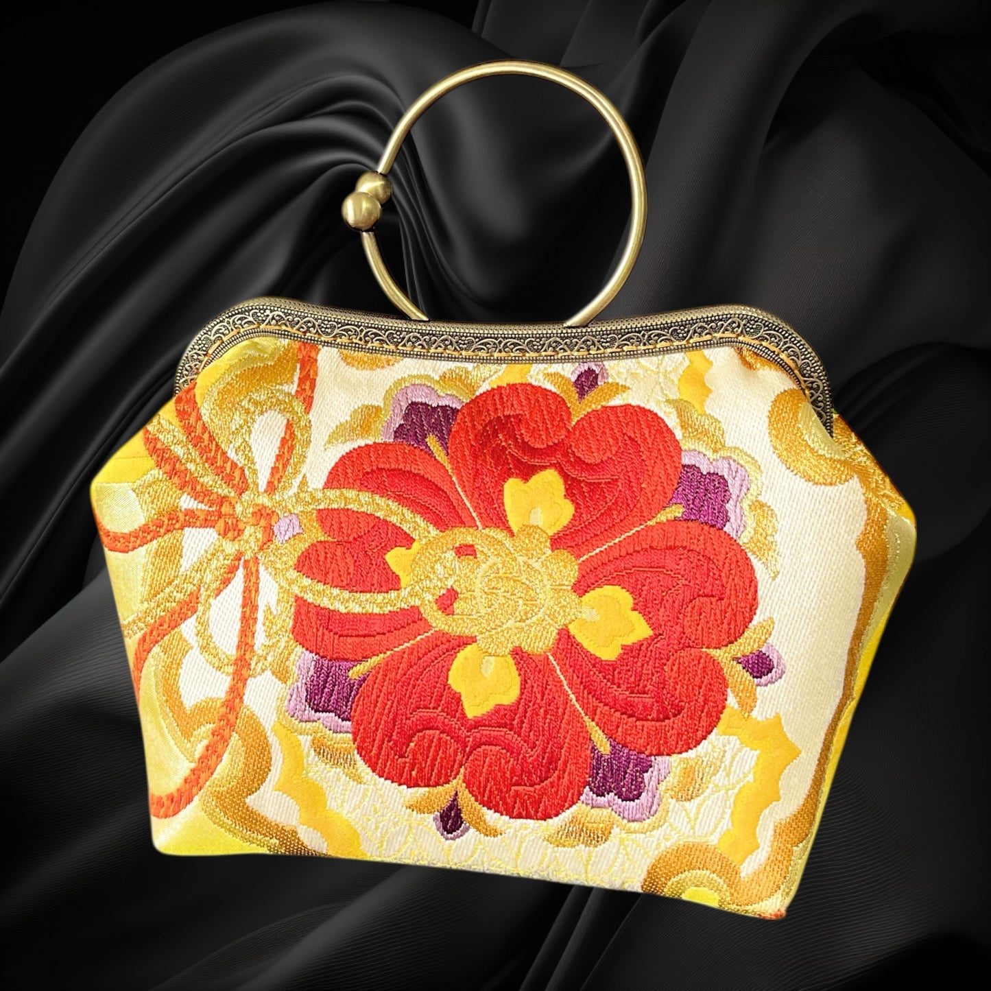 着物リメイクバッグ [No.1568]