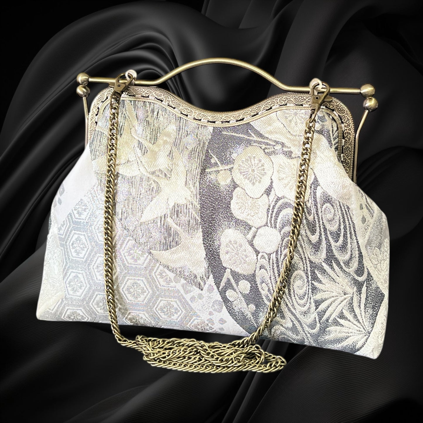 着物リメイクバッグ [No.1556]