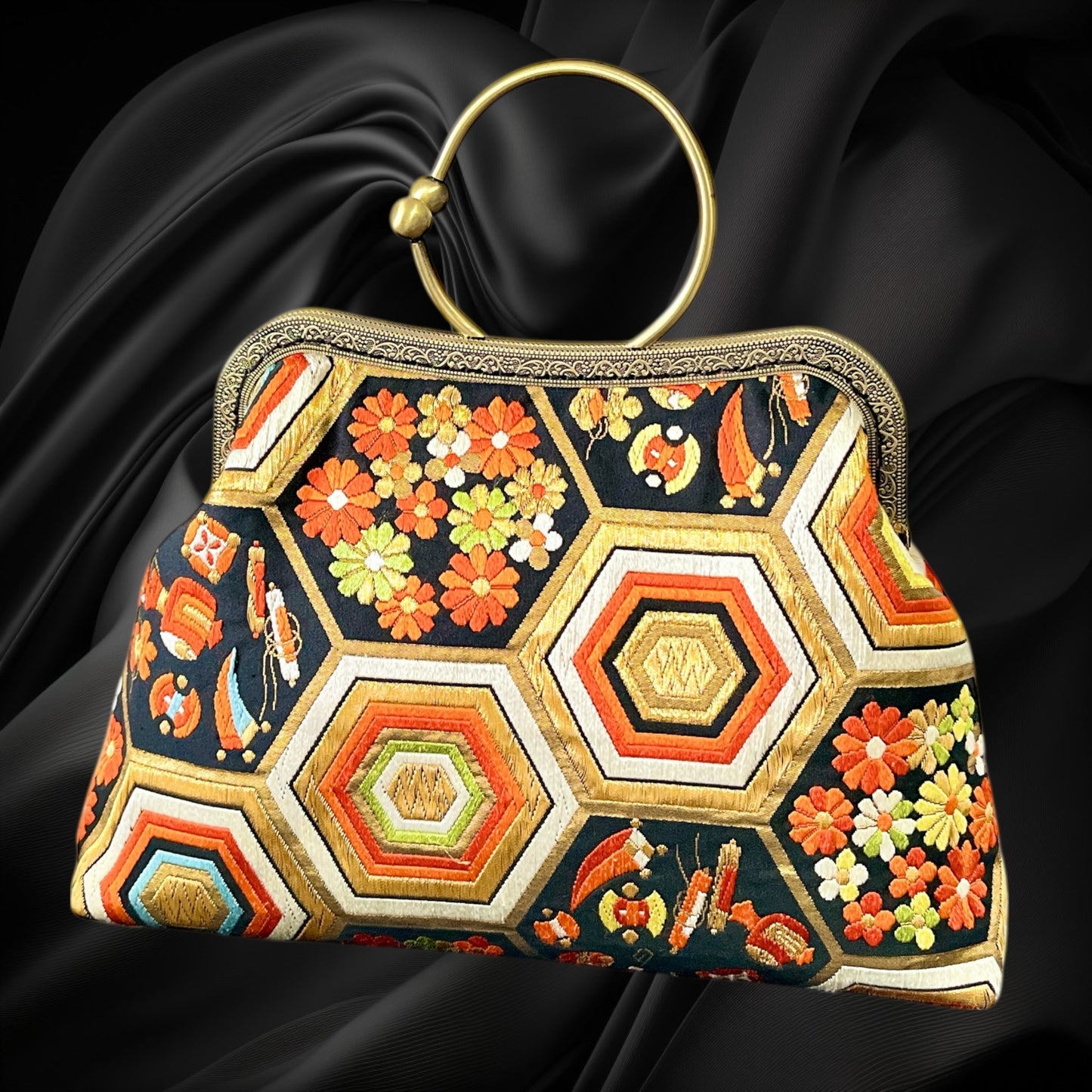 着物リメイクバッグ [No.1561]