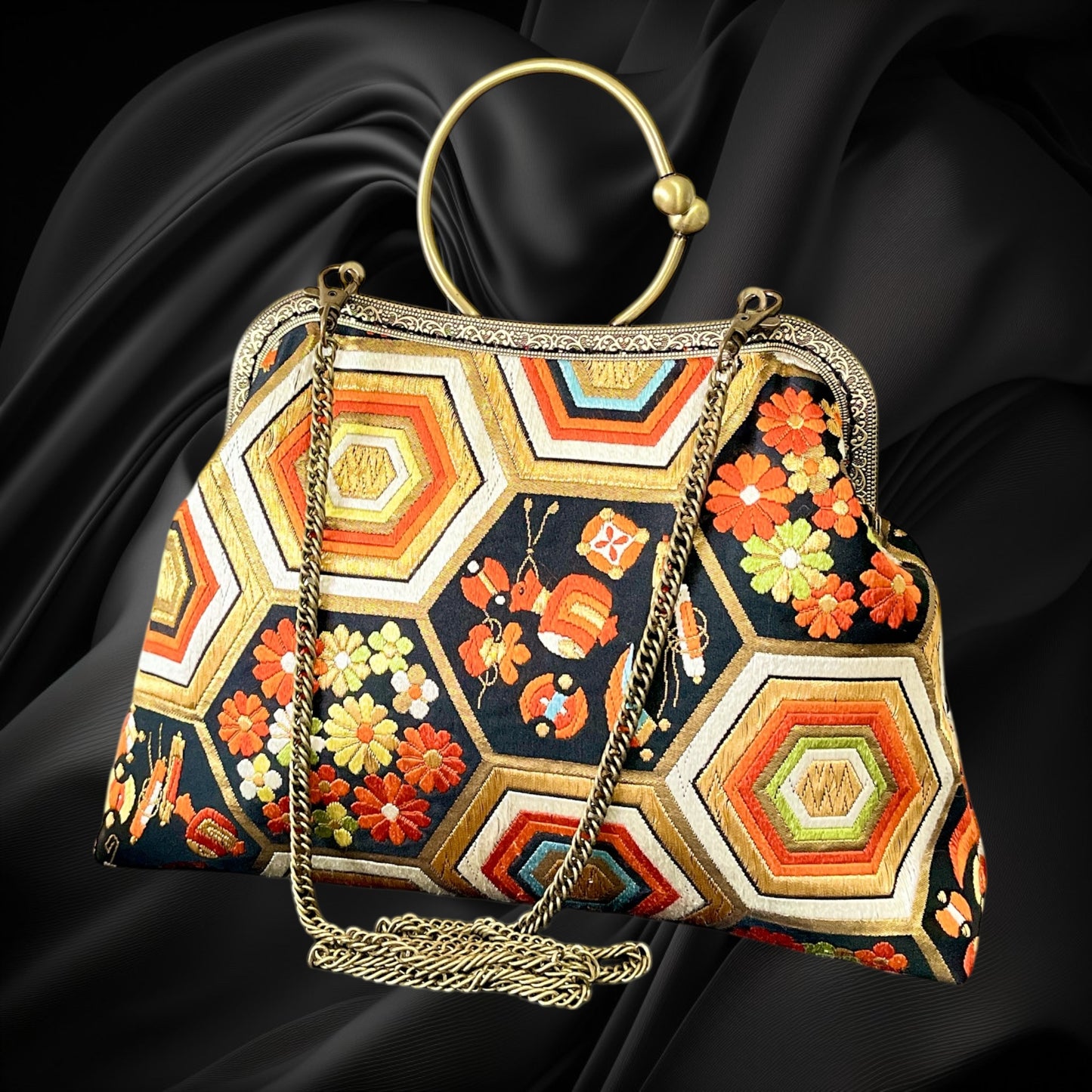 着物リメイクバッグ [No.1561]