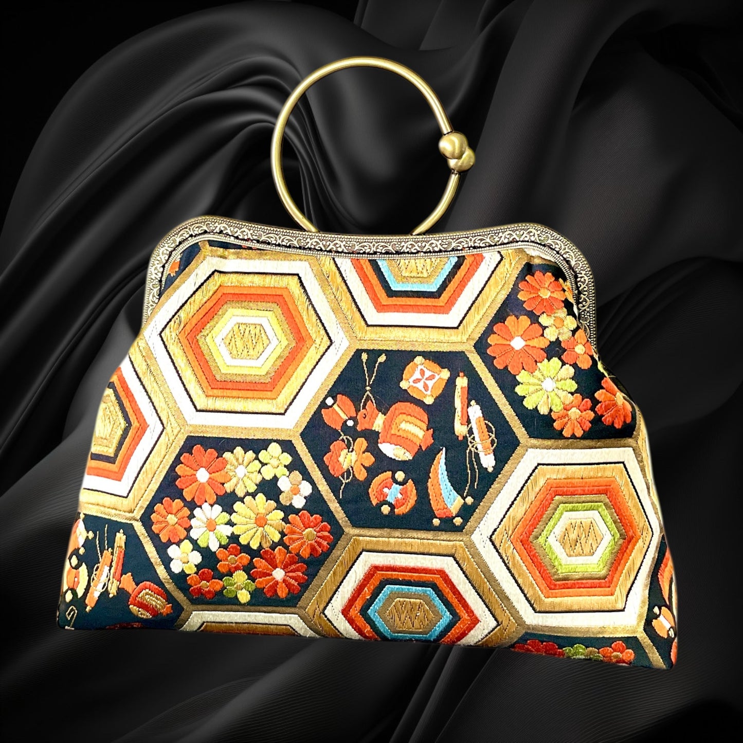 着物リメイクバッグ [No.1561]