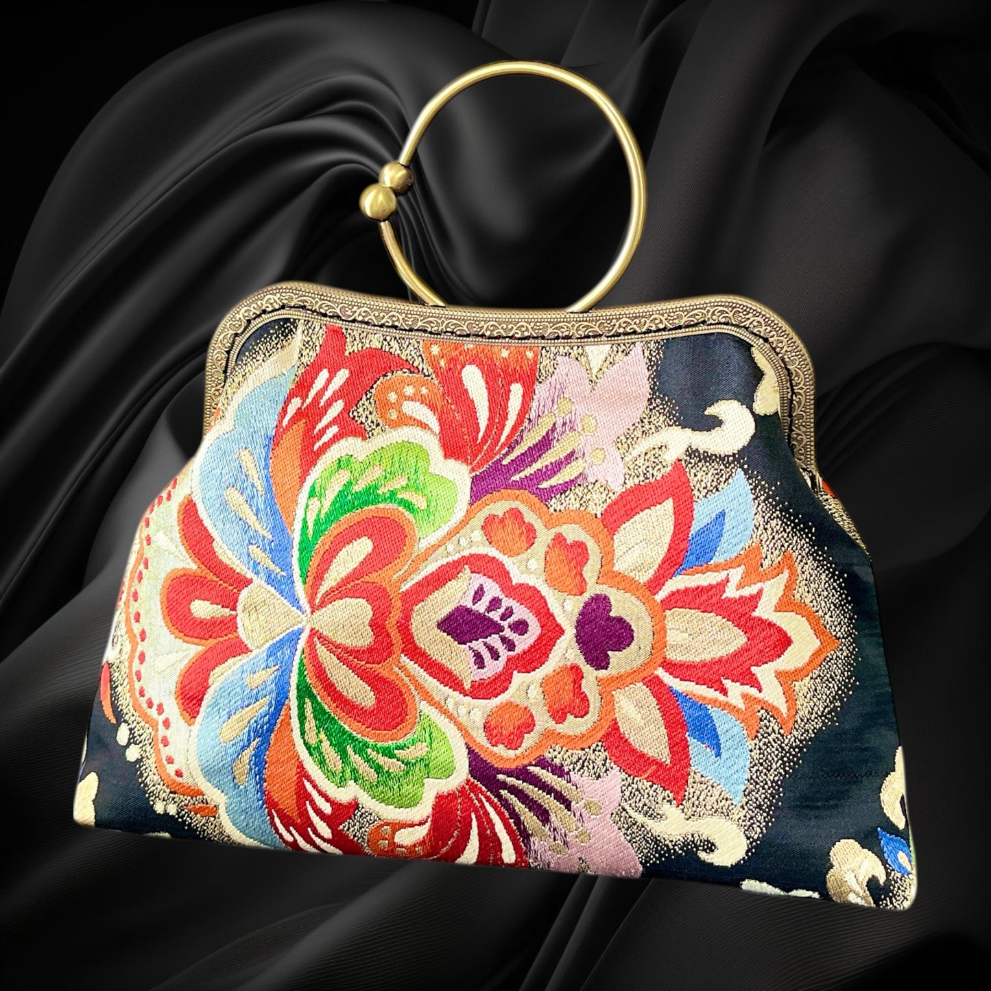 着物リメイクバッグ [No.1560]