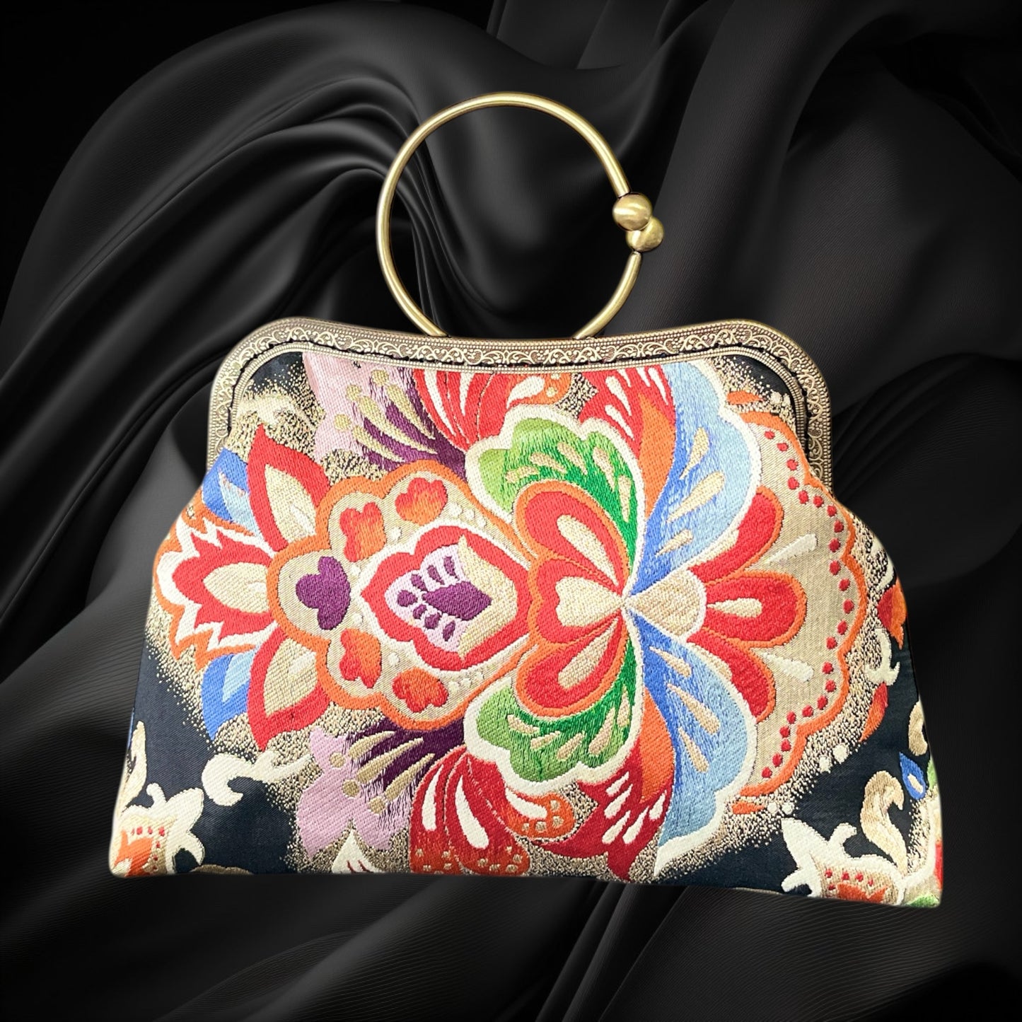 着物リメイクバッグ [No.1560]