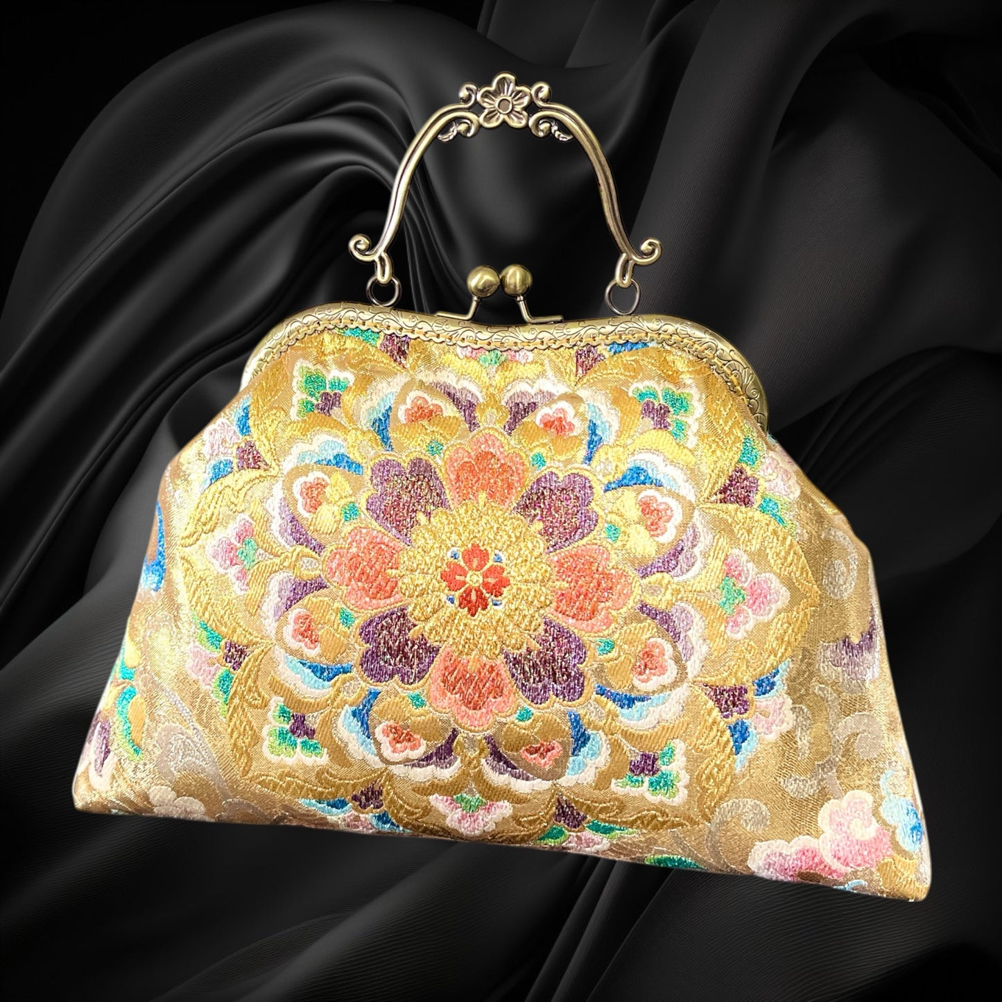 着物リメイクバッグ [No.1558]