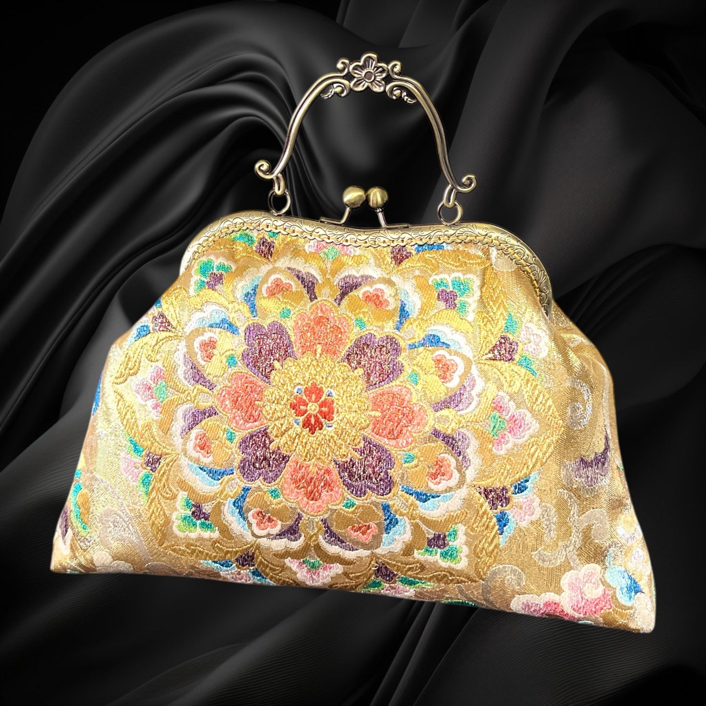 着物リメイクバッグ [No.1558]