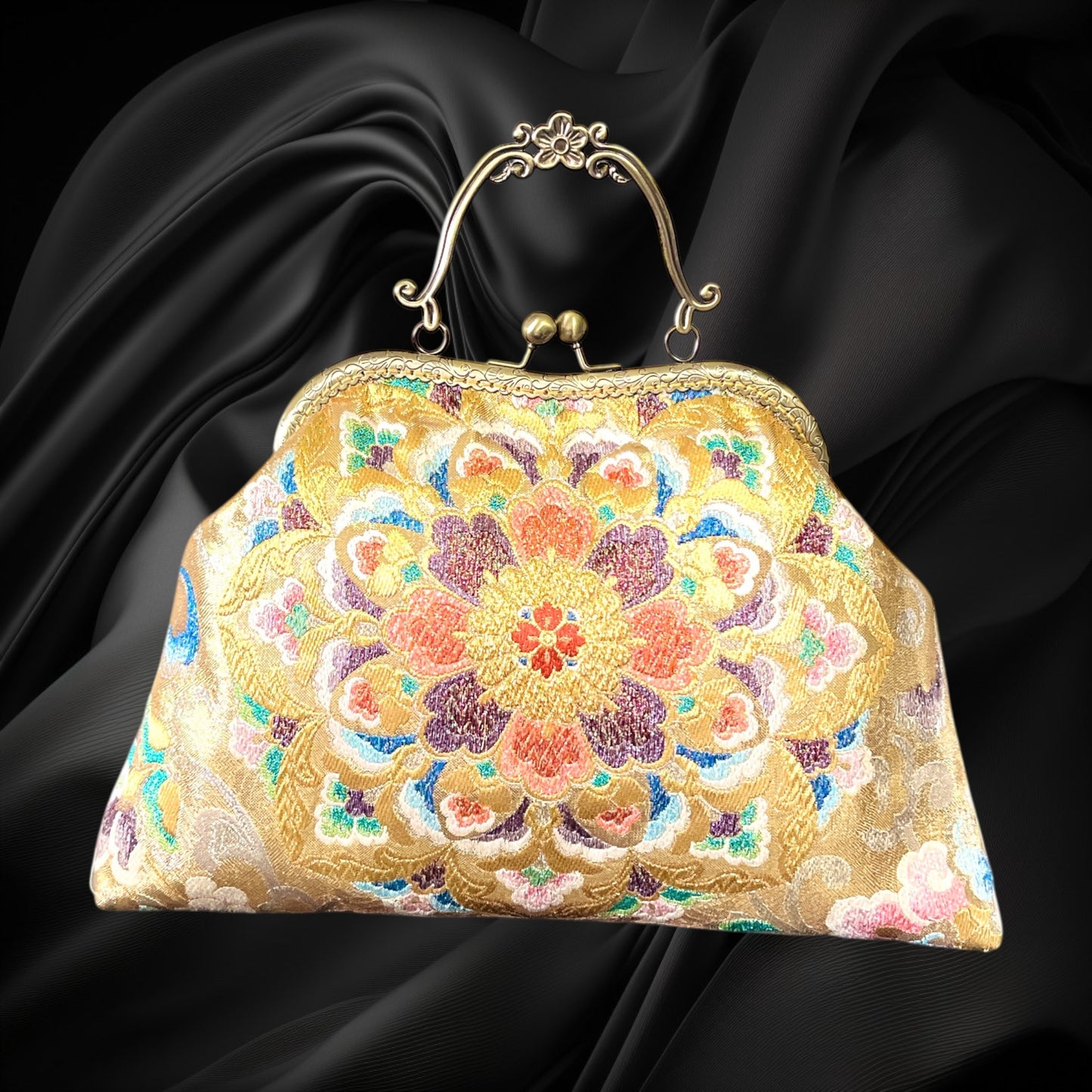 着物リメイクバッグ [No.1558]