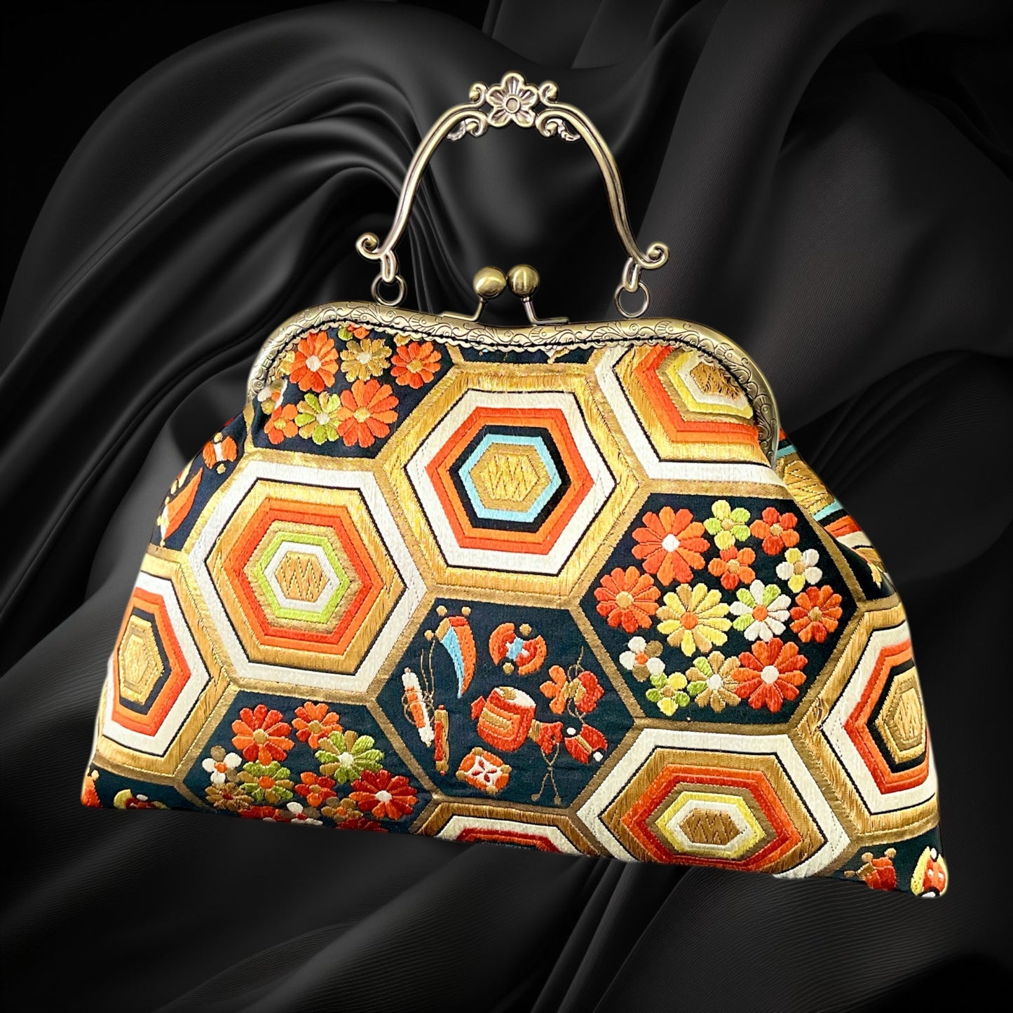 着物リメイクバッグ [No.1557]