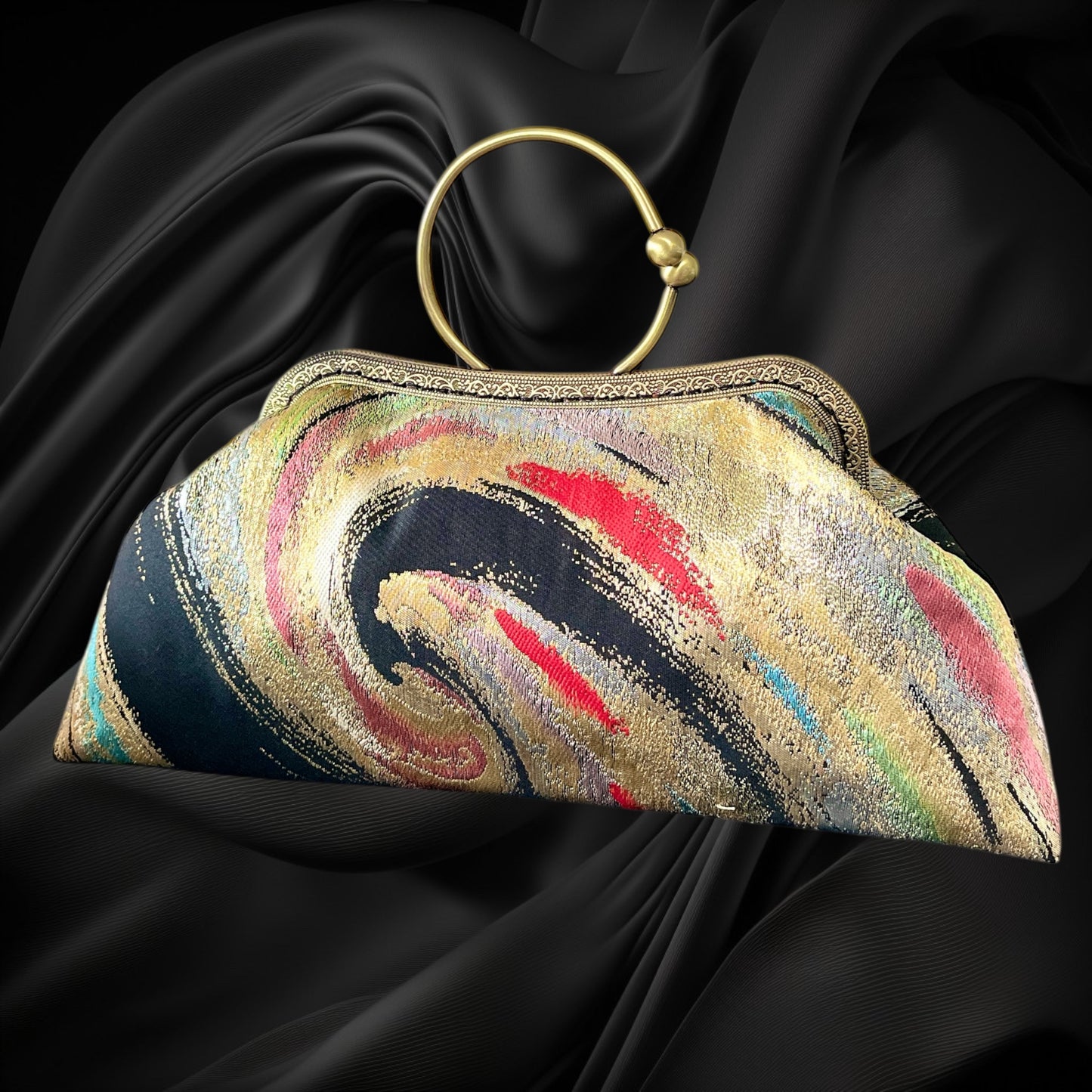 着物リメイクバッグ [No.1567]