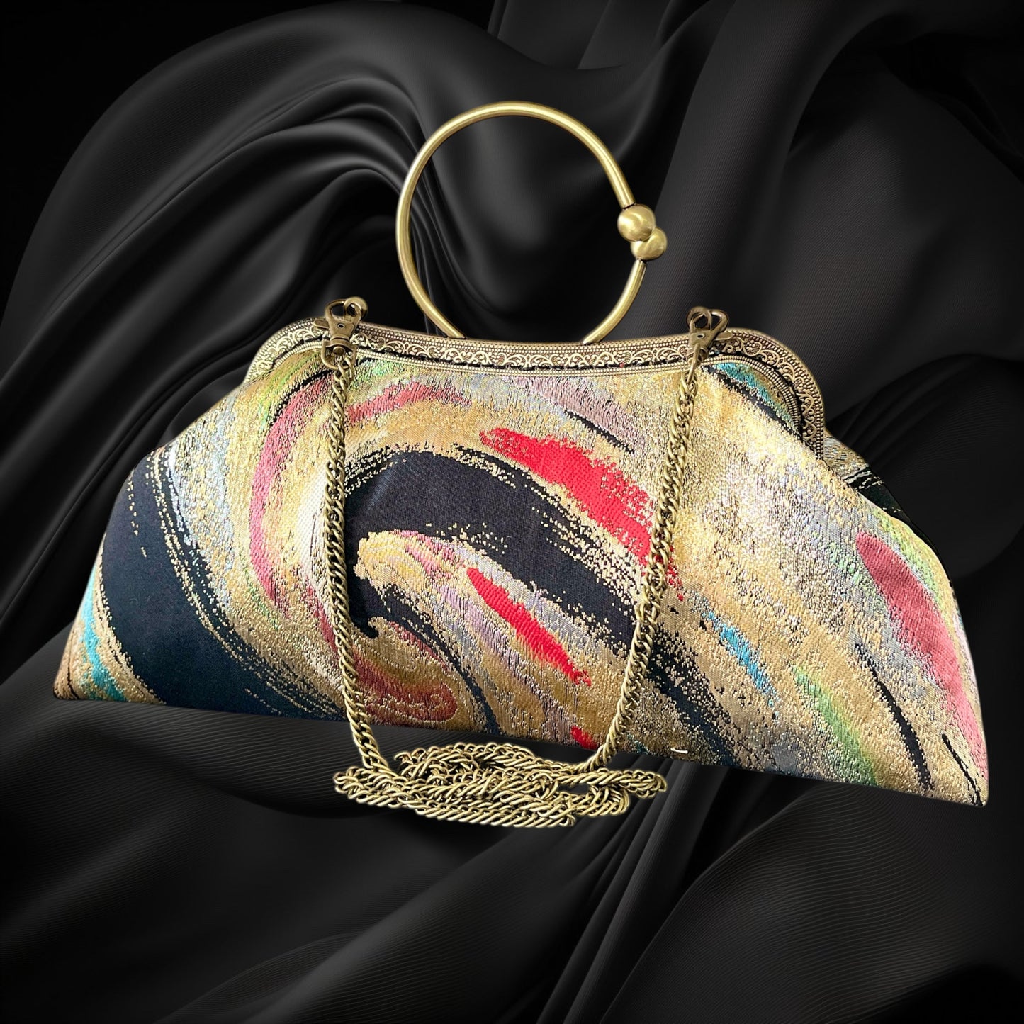 着物リメイクバッグ [No.1567]