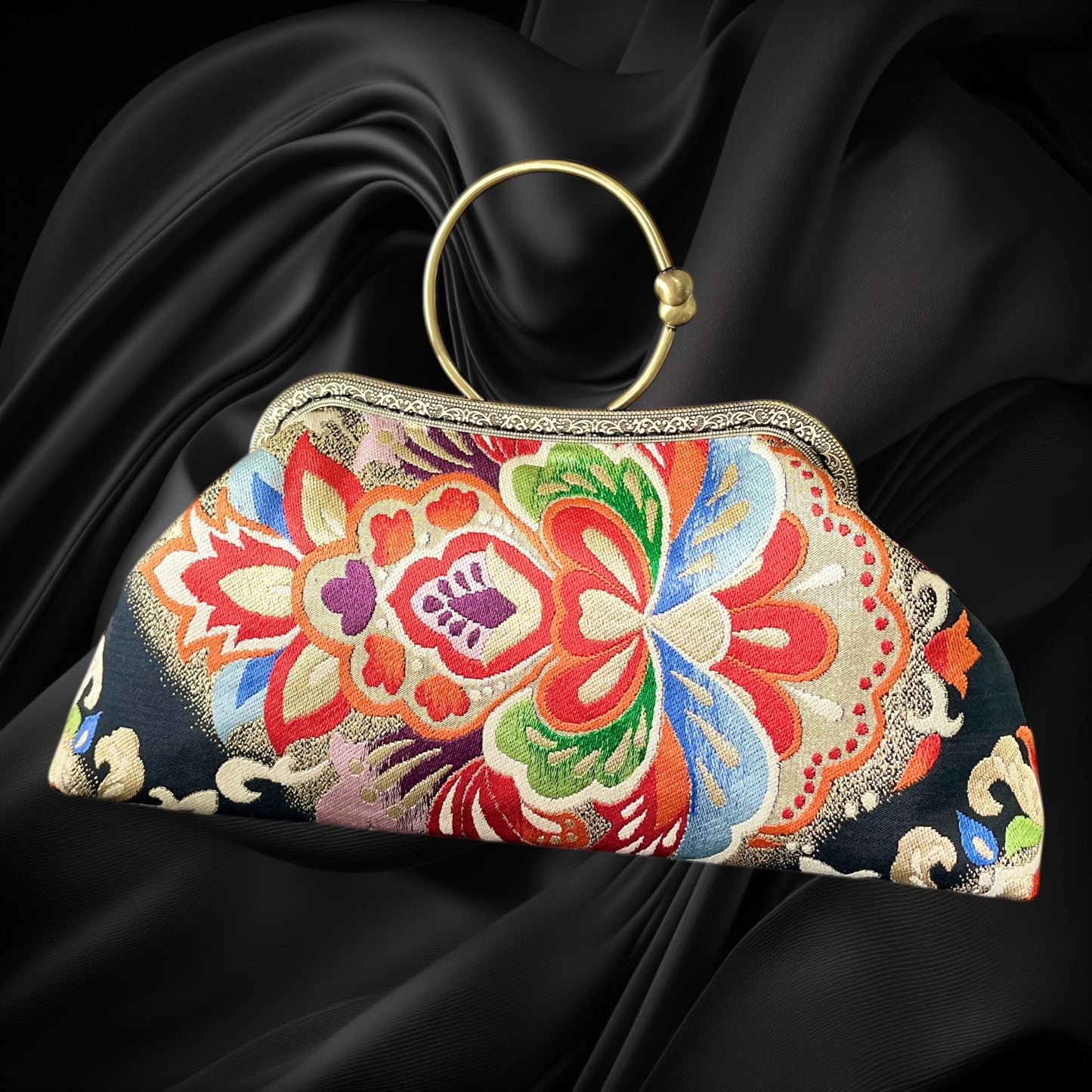 着物リメイクバッグ [No.1566]