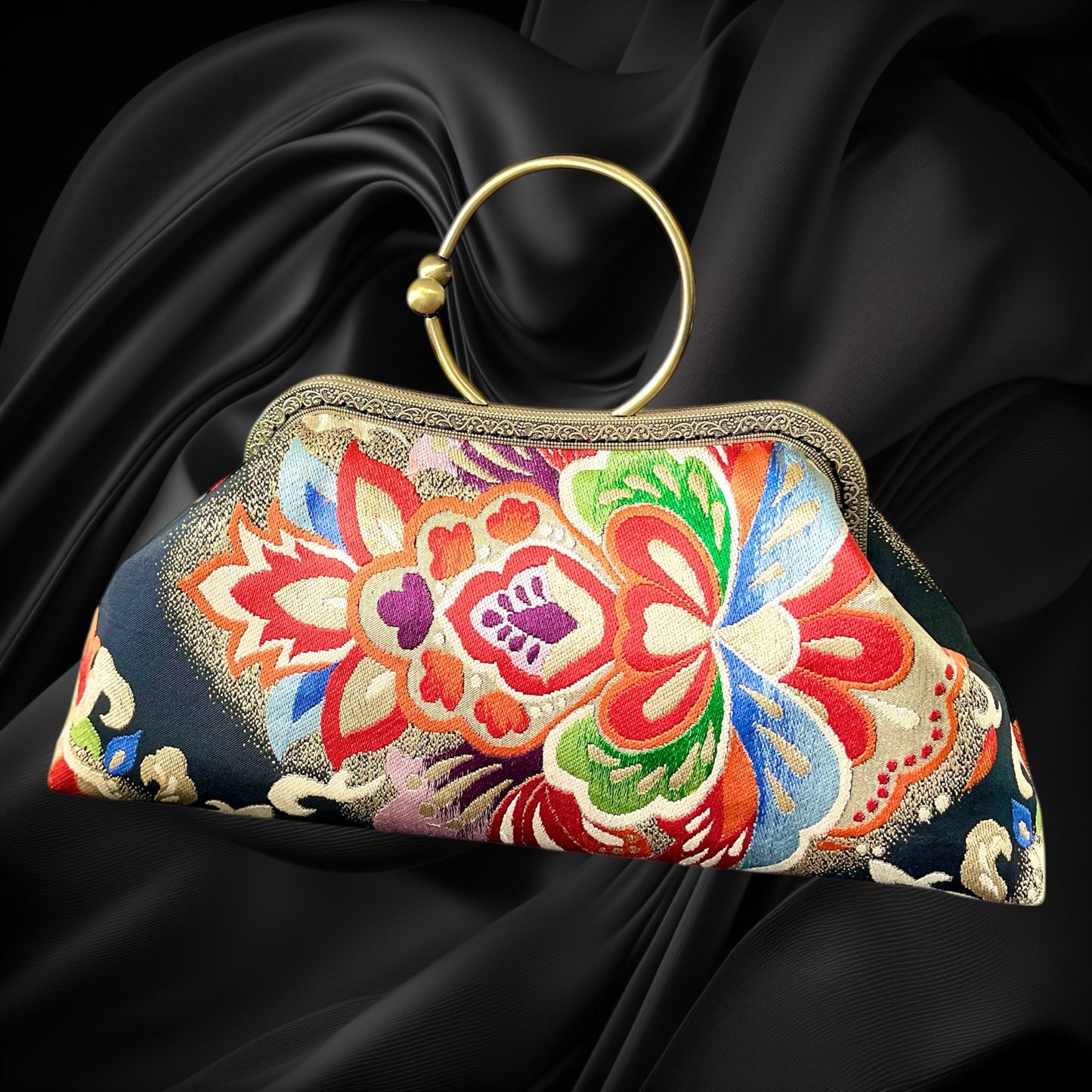 着物リメイクバッグ [No.1566]