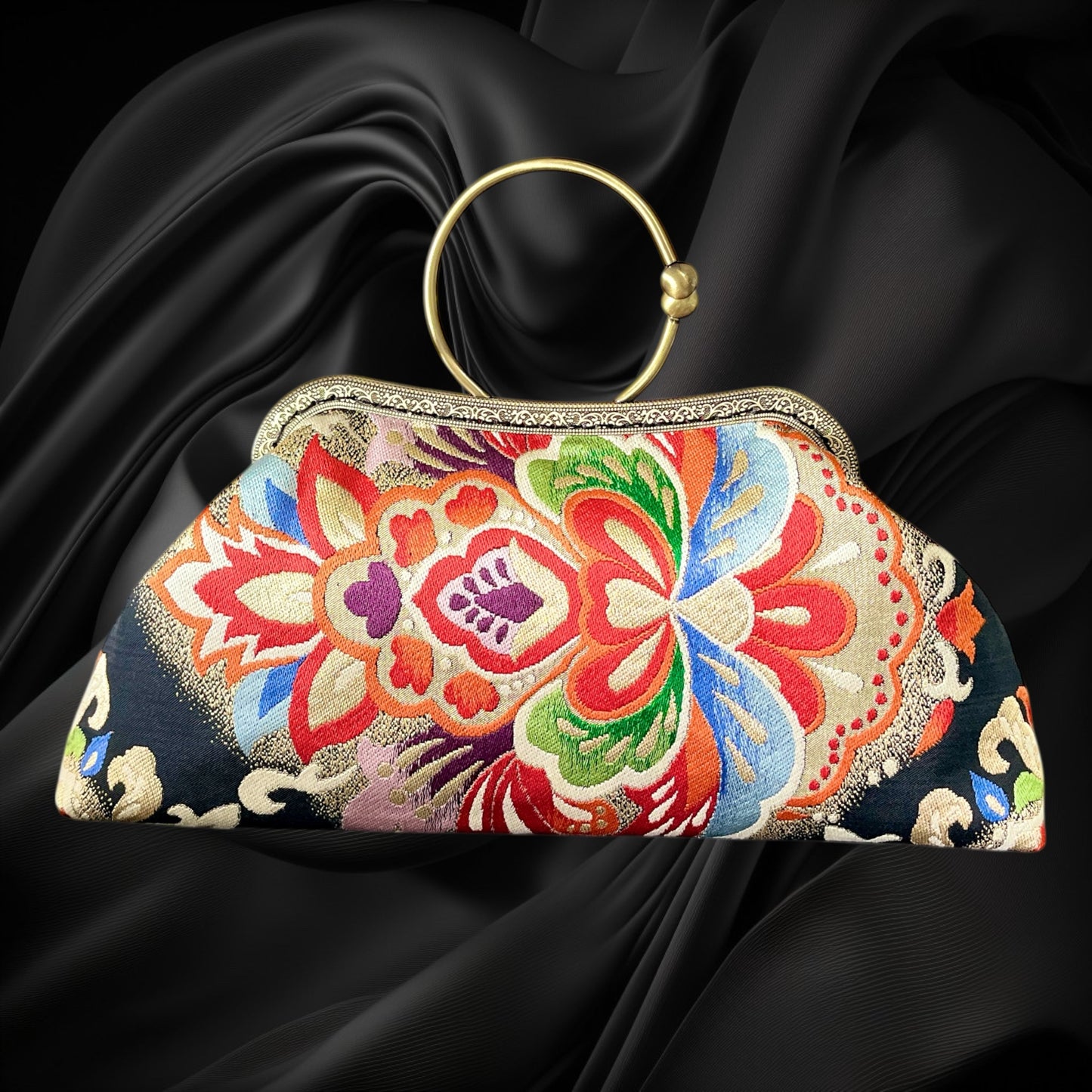 着物リメイクバッグ [No.1566]