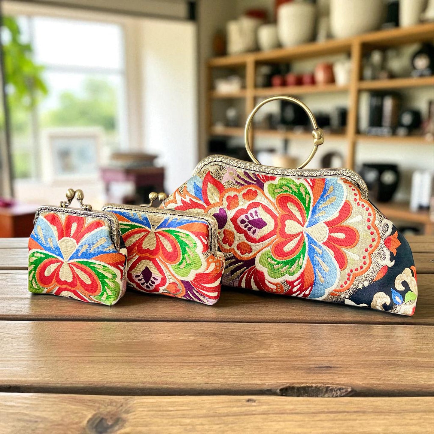 着物リメイクバッグ [No.1566]