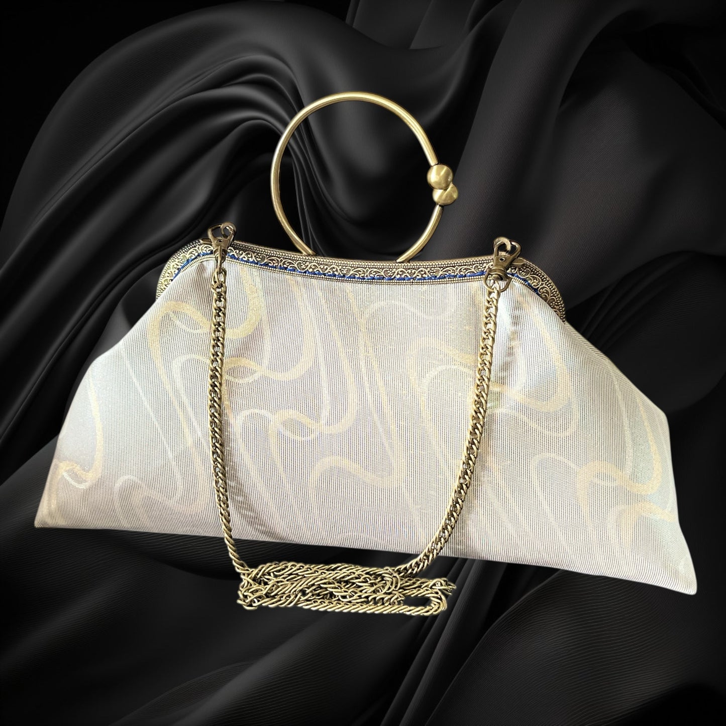 着物リメイクバッグ [No.1565]