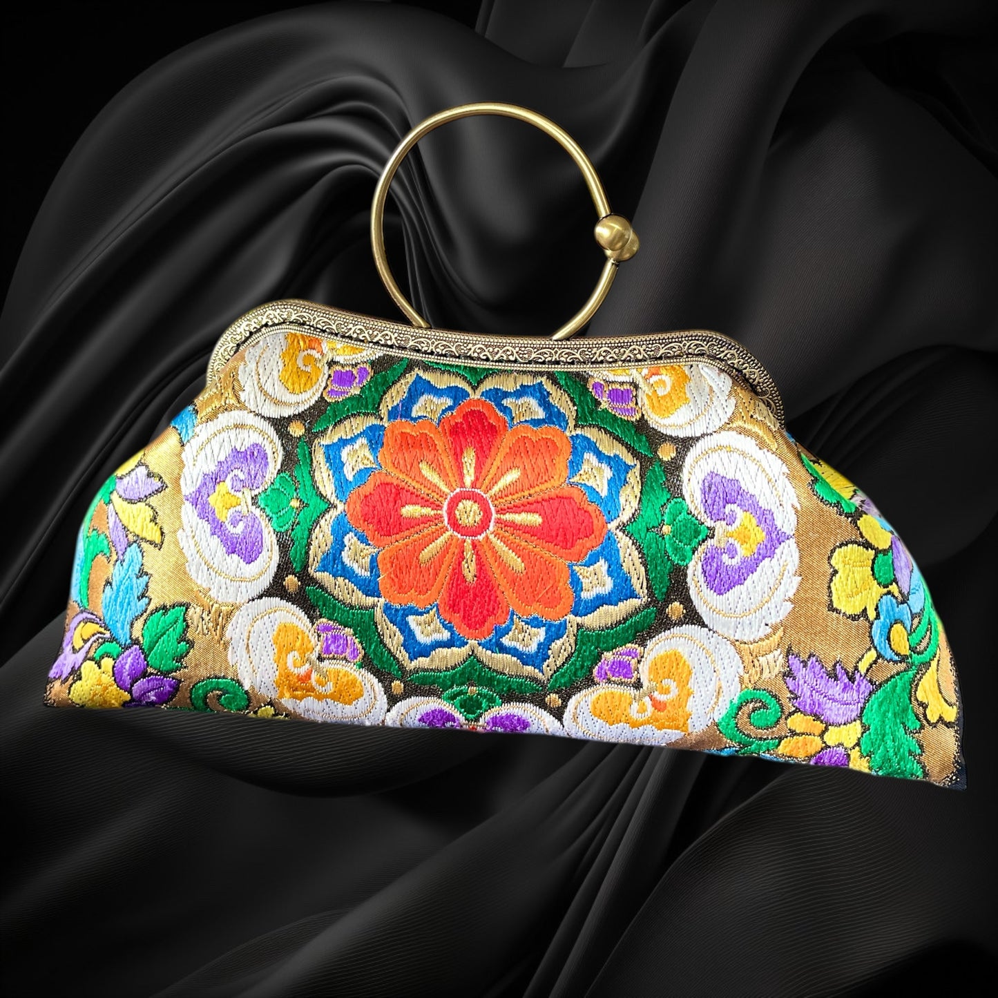 着物リメイクバッグ [No.1564]