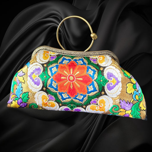 着物リメイクバッグ [No.1564]