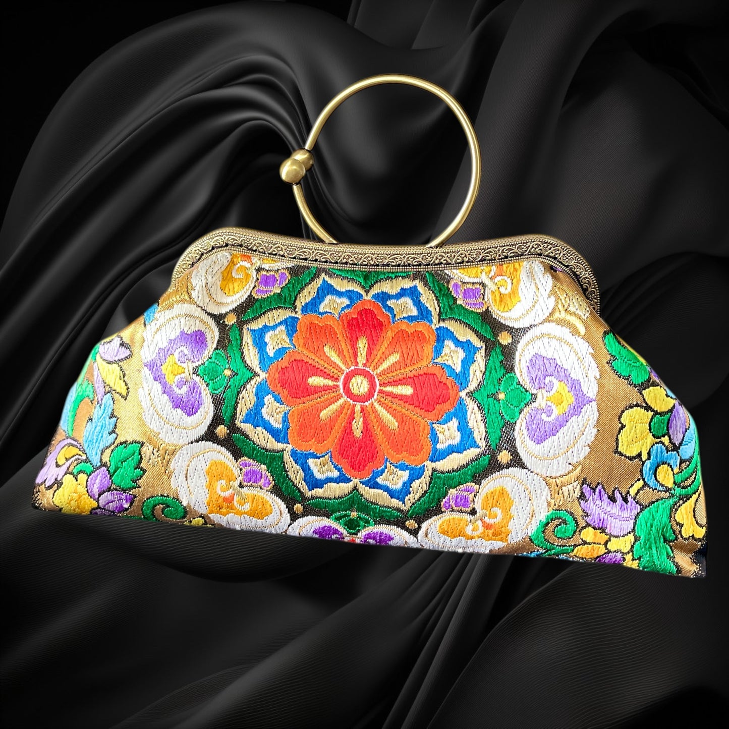 着物リメイクバッグ [No.1564]