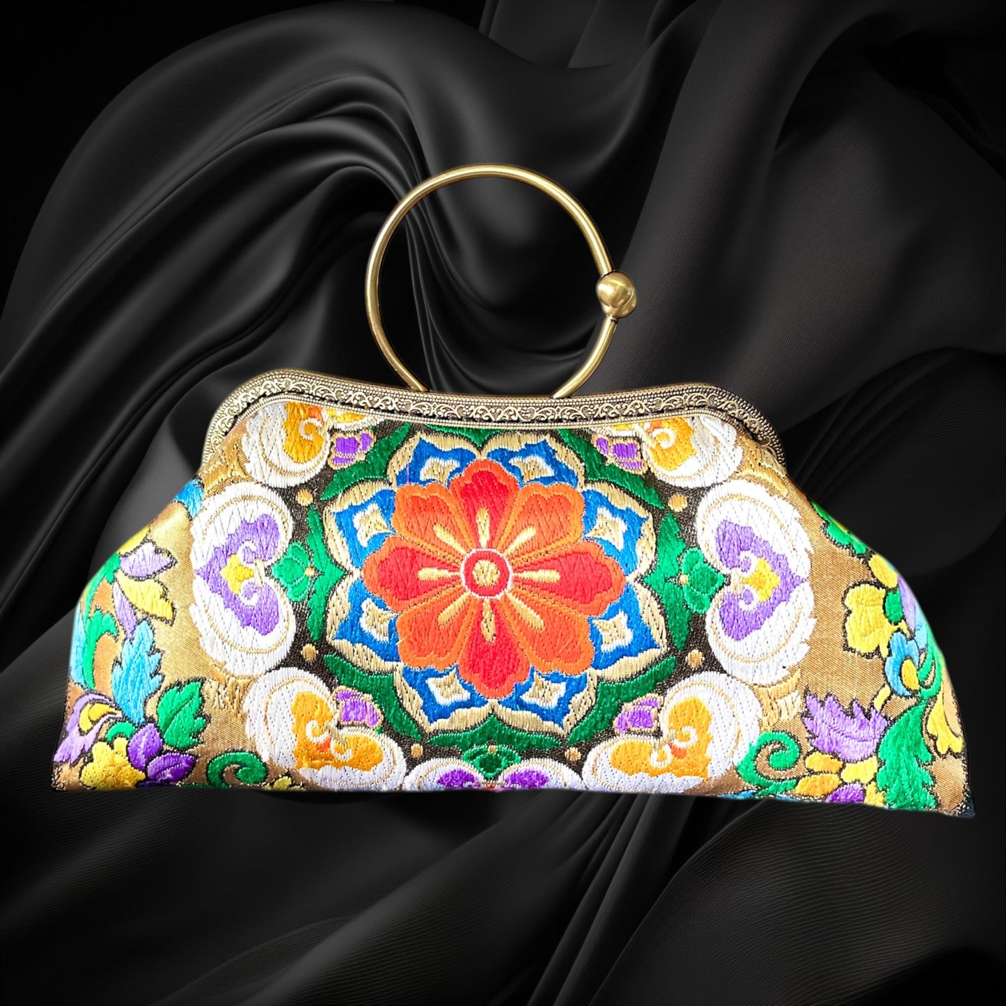 着物リメイクバッグ [No.1564]